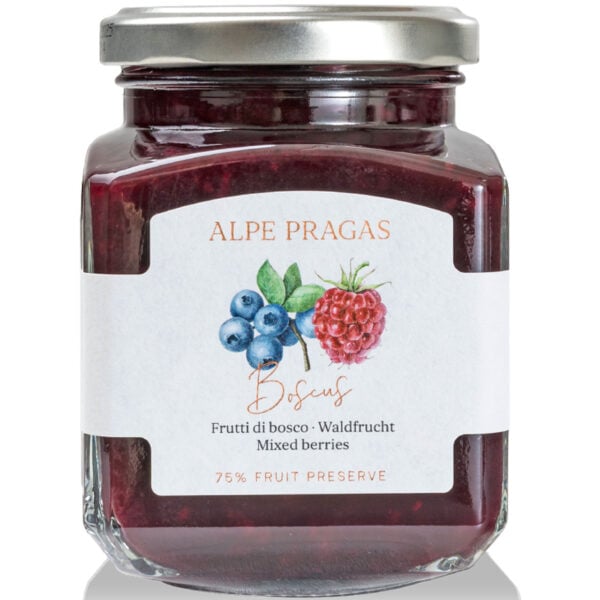 Bosbessen Jam - 75% Fruit 335 gram - Alpe Pragas