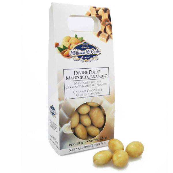 Confetti Amandel met Caramel 100 gram - Chocolade Pralines