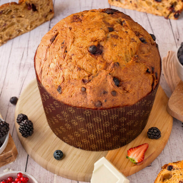 Panettone met Witte Chocolade en Bosvruchten 1 kg - Infermentum - Pre-Order - Afbeelding 2